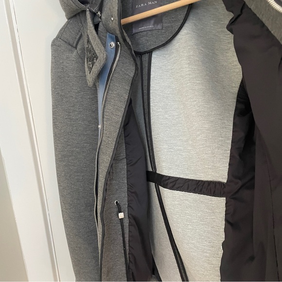 ZARAMan Gray Parka,‎ Thick & Great Condition - Picture 7 of 8